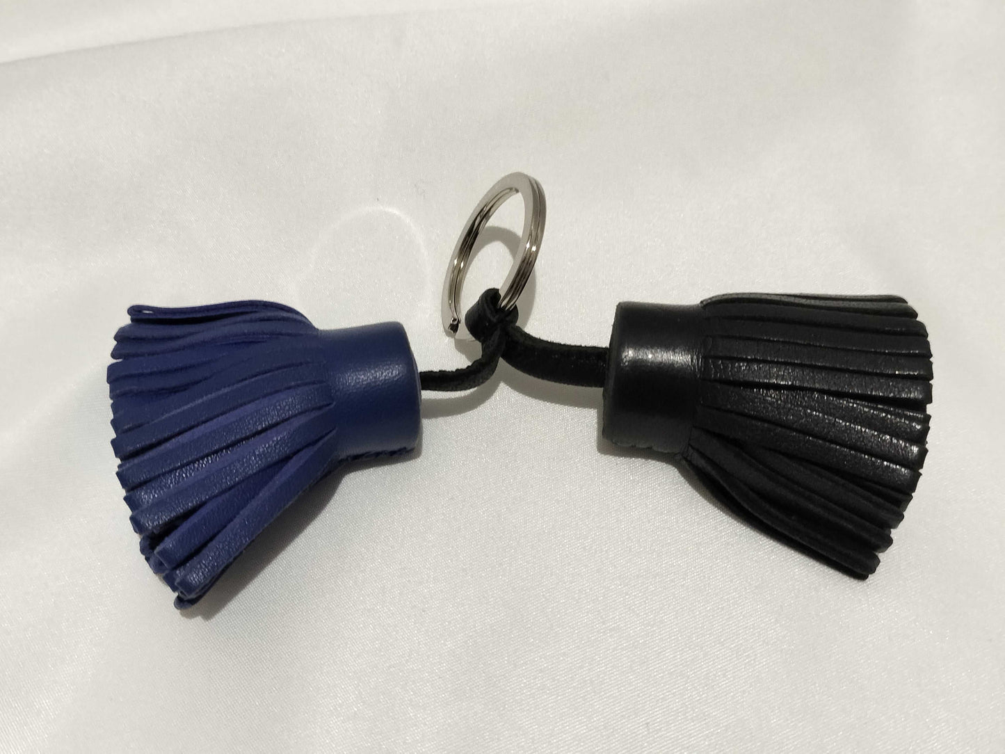 HERMES Carmen Key Ring Fringe Keychain Charm