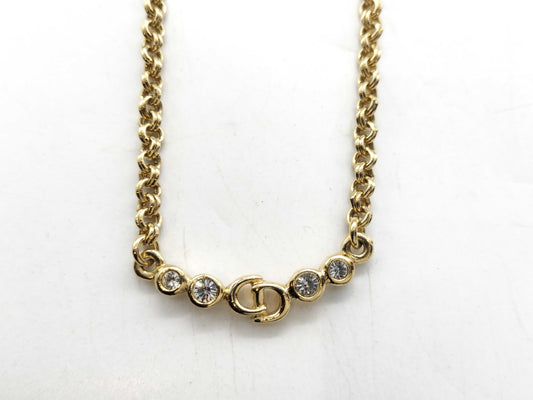 Dior logo necklace necklace