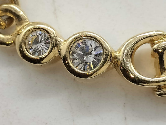 Dior logo necklace necklace