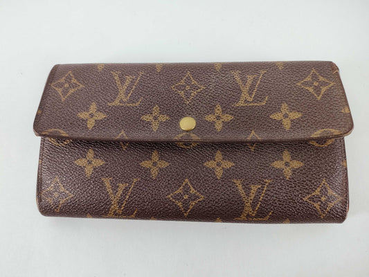LOUIS VUITTON Monogram Portefeuille Sarah Wallet