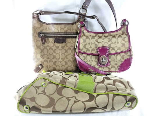 COACH Signature Coach 5-Piece Shoulder Bag