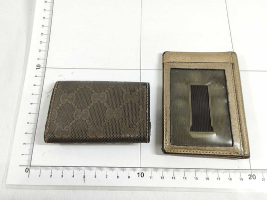 GUCCI 6-ring key ring/pass case set Key case/key holder