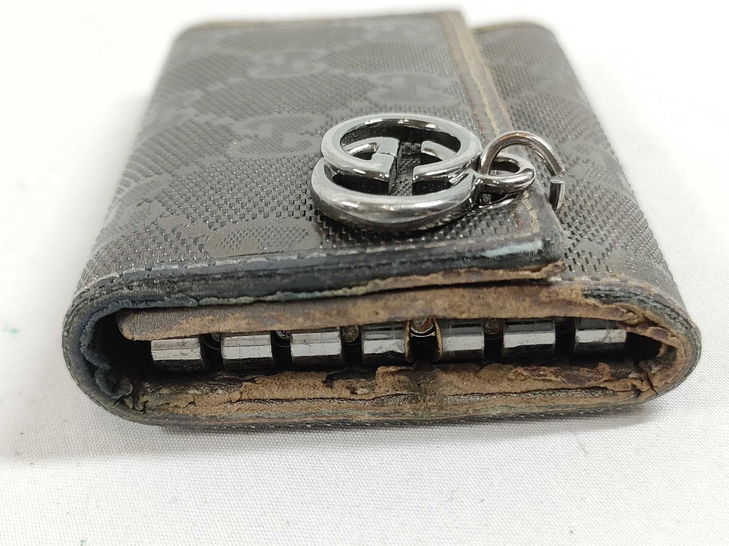 GUCCI 6-ring key ring/pass case set Key case/key holder