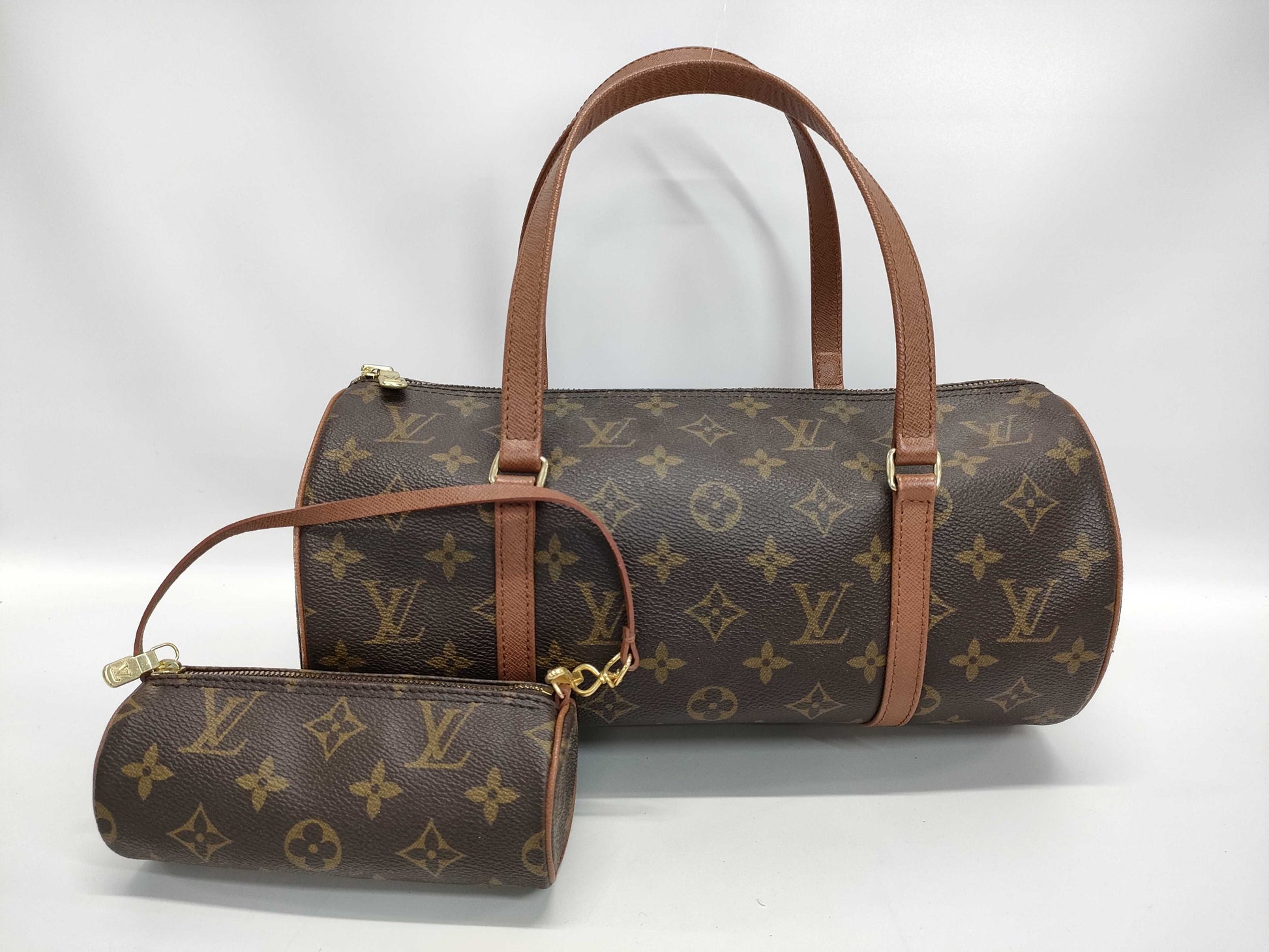 LOUIS VUITTON Monogram M51385 Papillon 30 Child Papillon Handbag