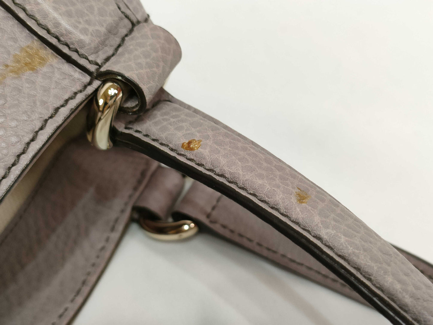 GUCCI Soho 282309 Handbag with Initials