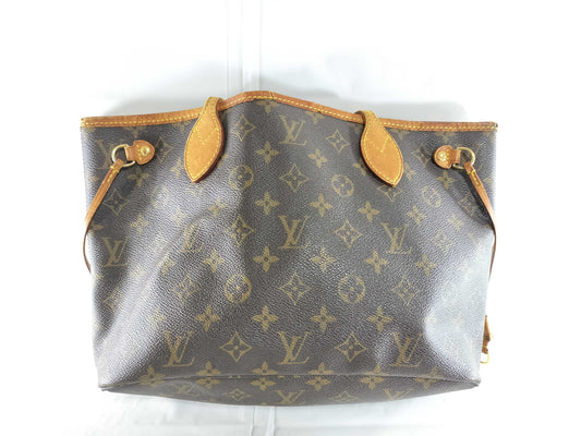 LOUIS VUITTON Monogram M40155 Neverful PM Old Tote Bag