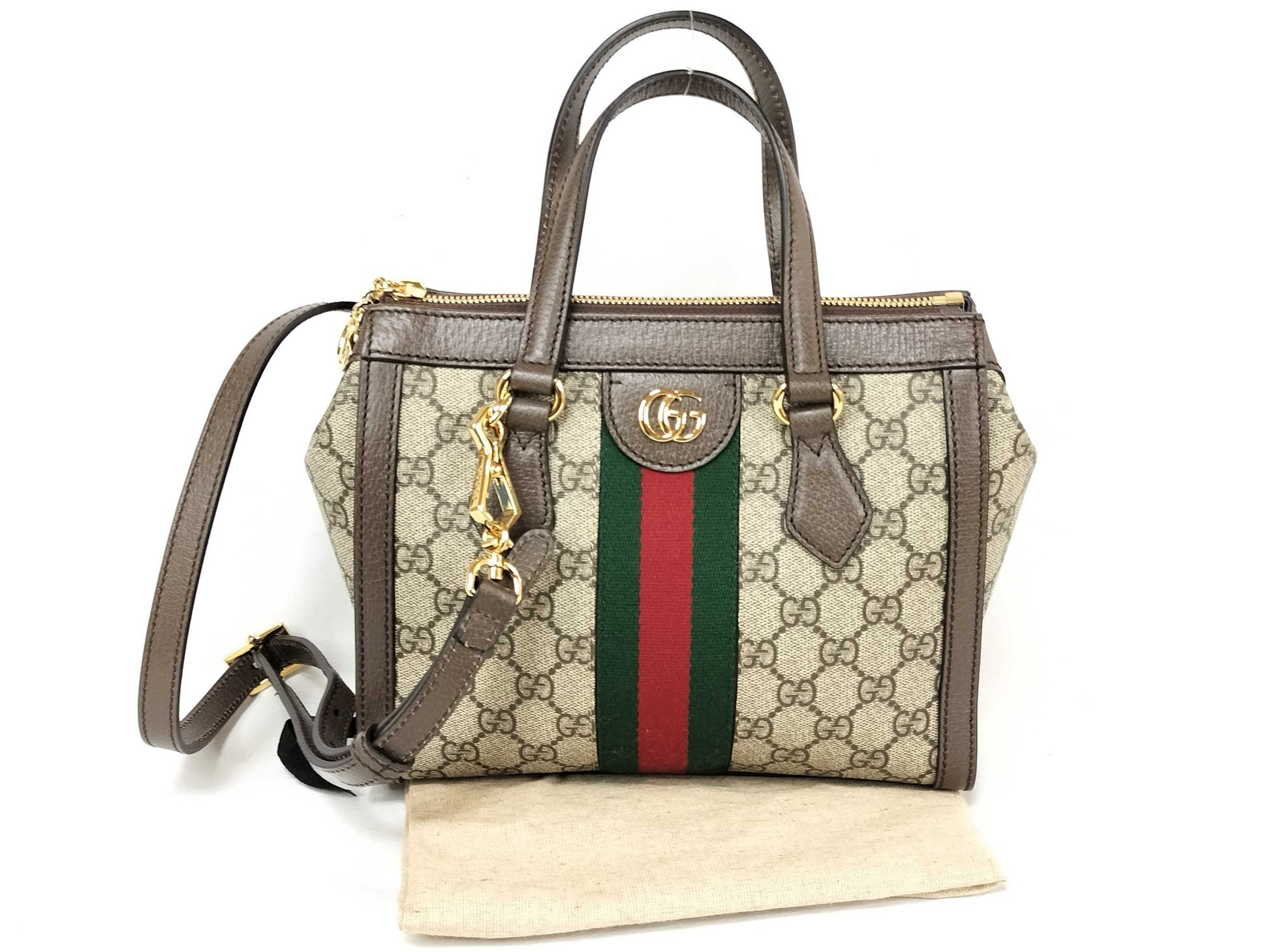 GUCCI GG Supreme Ophidia GG Supreme 2WAY Handbag 547551