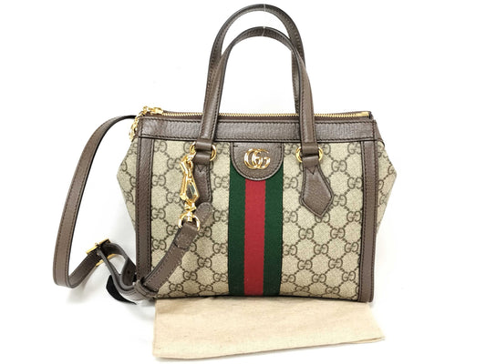 GUCCI GG Supreme Ophidia GG Supreme 2WAY Handbag 547551