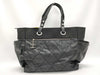 CHANEL Paris Biarritz No Pouch No. 11 Canvas Black Tote Bag