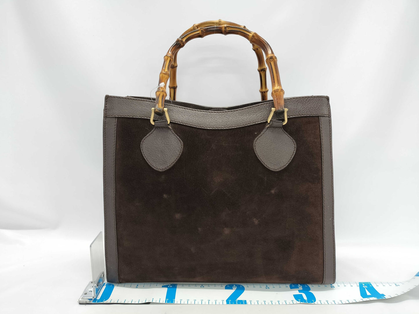GUCCI Bamboo Tote Bag with Interior Deterioration