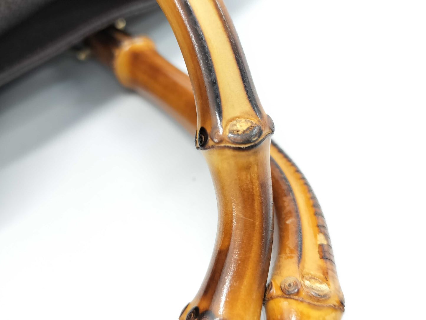 GUCCI Bamboo Tote Bag with Interior Deterioration