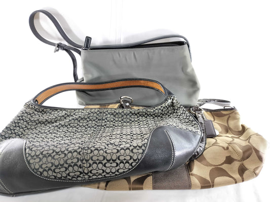 COACH Signature Handbag and 5 Tote Bags