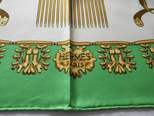 HERMES Carre Carre 90 RYBAL Scarf