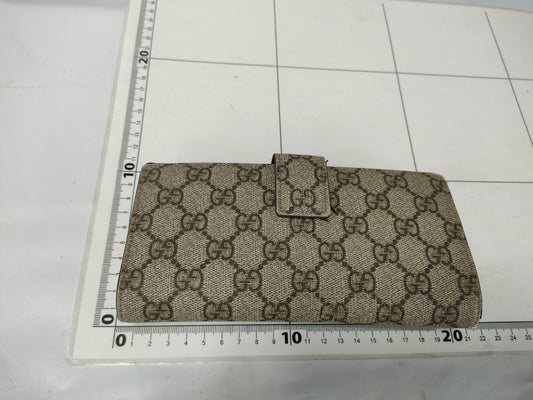 GUCCI 212104 Supreme GG Pattern Long Wallet