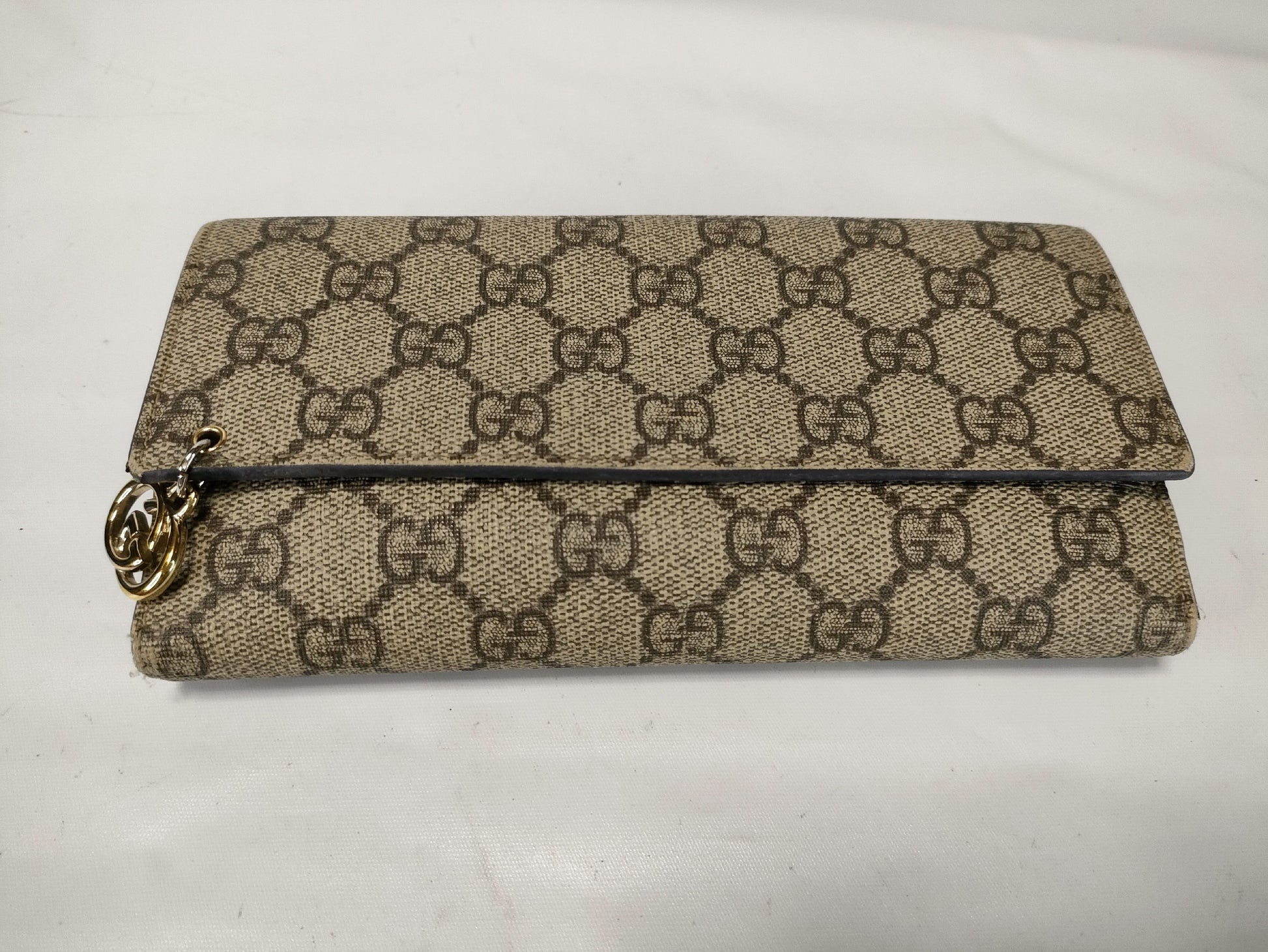 GUCCI 212104 Supreme GG Pattern Long Wallet
