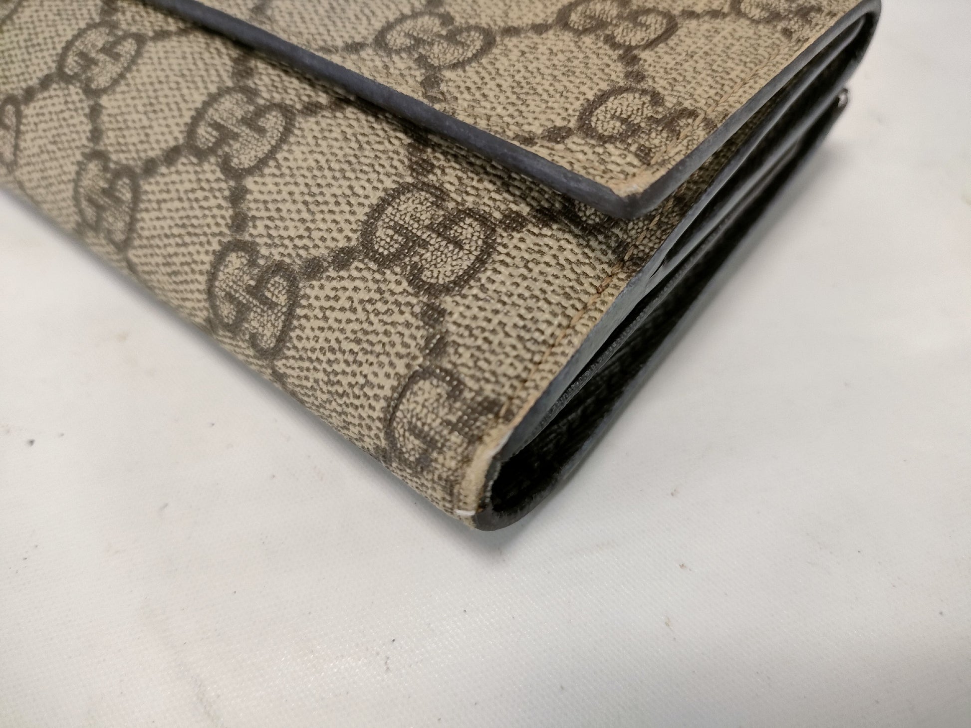 GUCCI 212104 Supreme GG Pattern Long Wallet