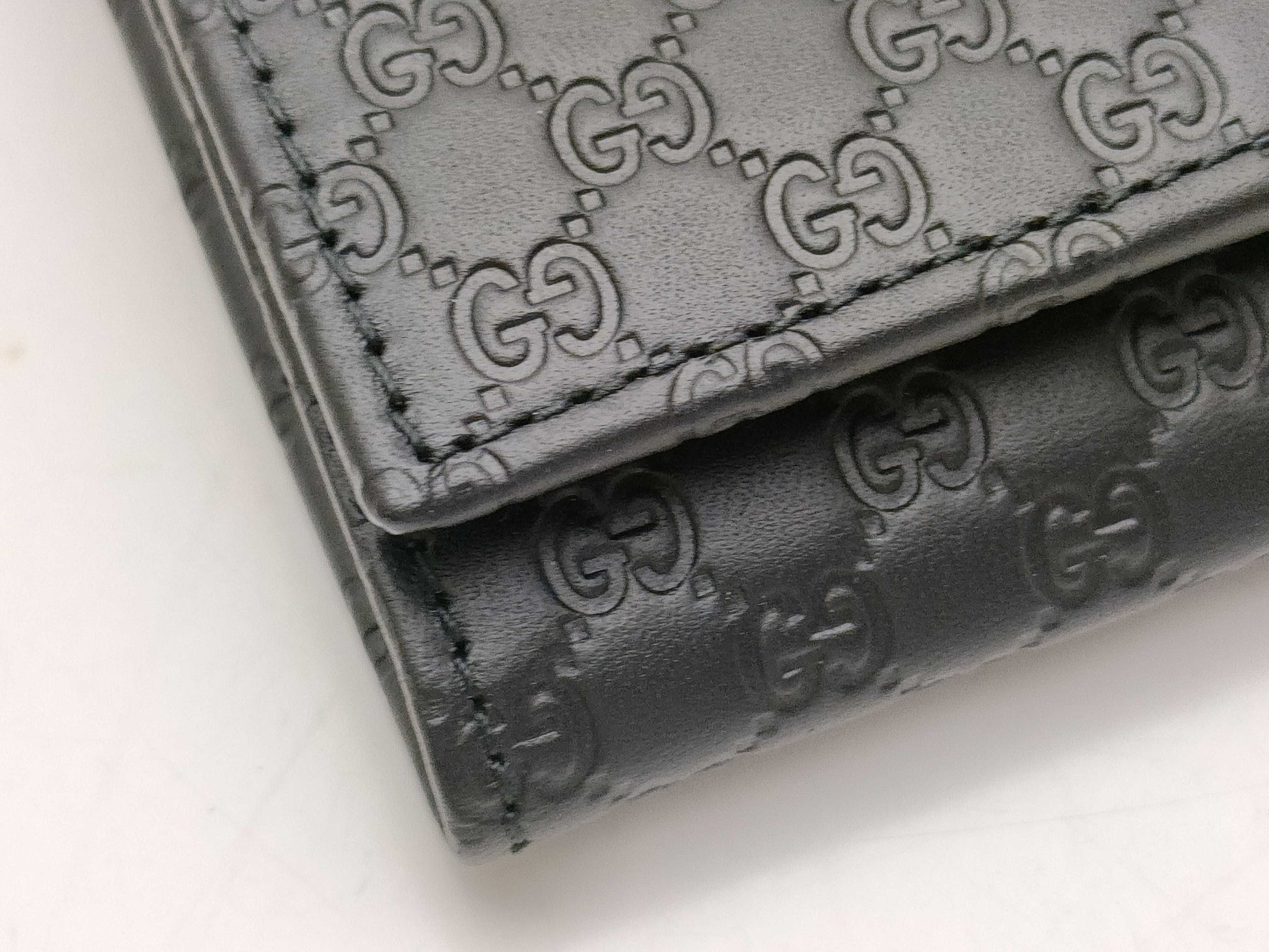 GUCCI Shima Micro GG Long Wallet Black 449396 Wallet