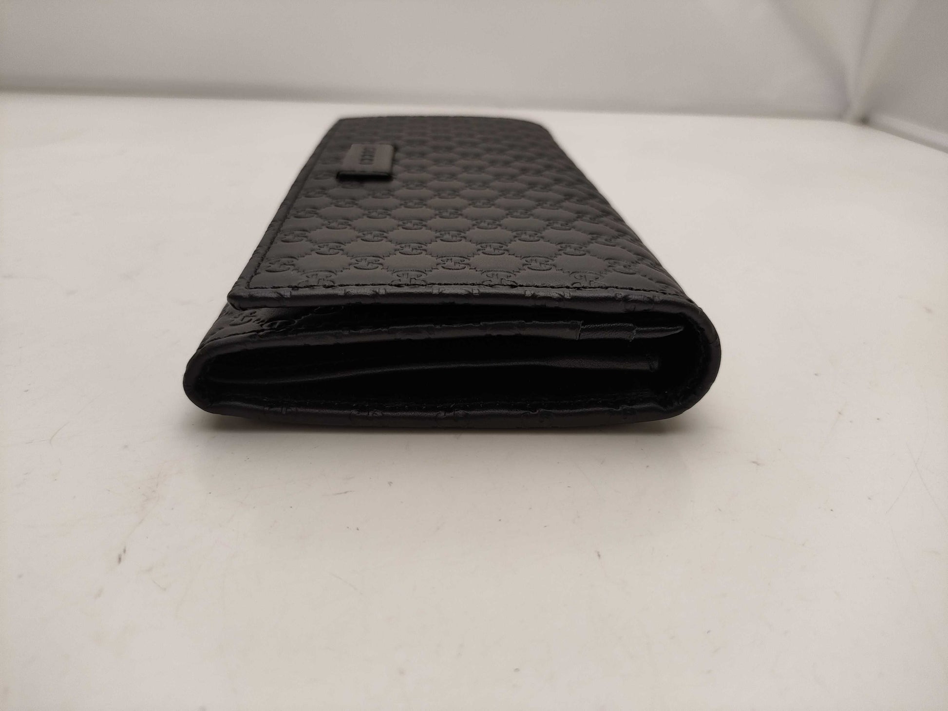 GUCCI Shima Micro GG Long Wallet Black 449396 Wallet