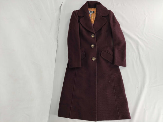 DOLCE&GABBANA Coat Floral Print Coat