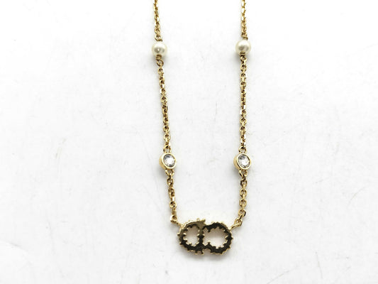 Dior logo necklace necklace