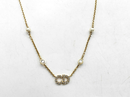 Dior logo necklace necklace