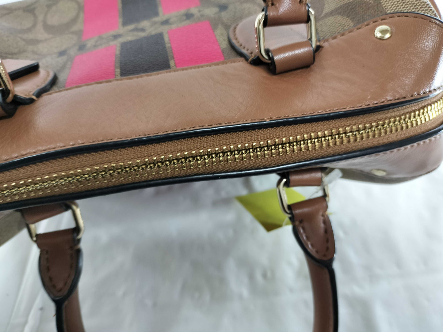COACH Signature Bennett Boston Bag