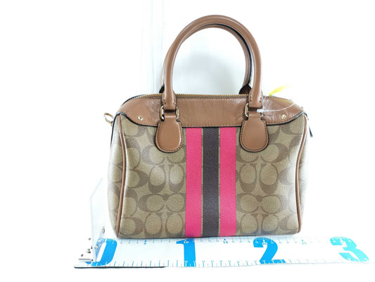 COACH Signature Bennett Boston Bag