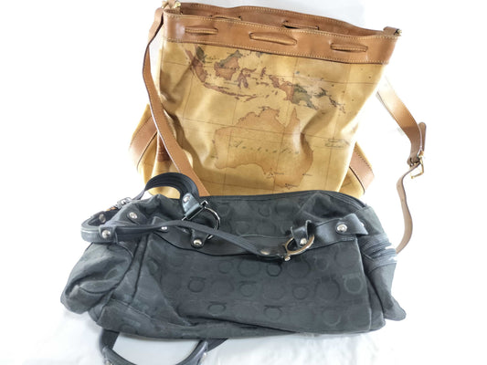 Salvatore Ferragamo, Gancini, Tommy, Prima Classe, Cole Haan, etc. 4 handbags