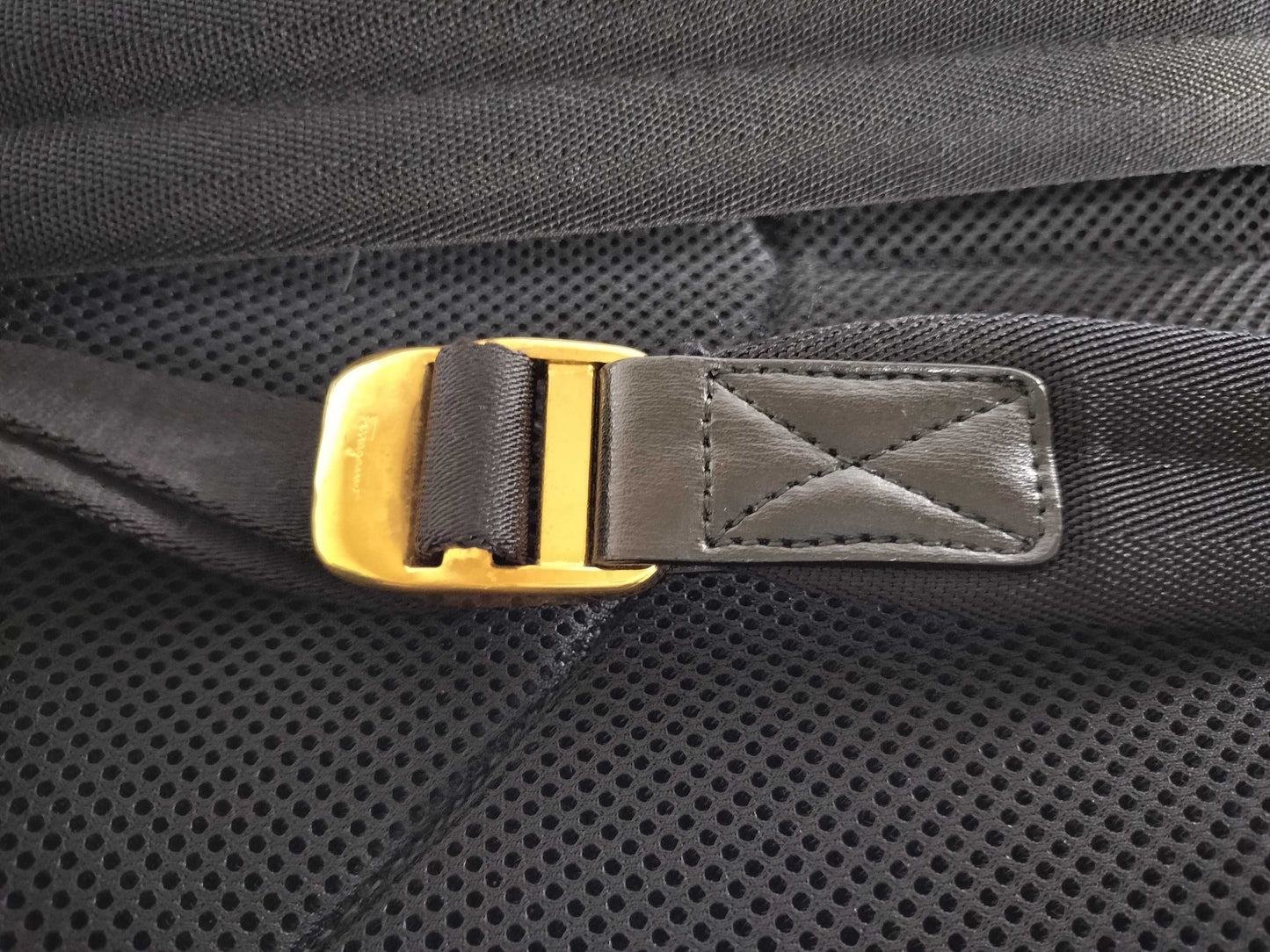 Salvatore Ferragamo Gancini Leather Backpack
