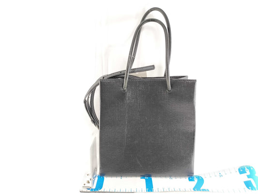 BALENCIAGA North South Logo Shopping Bag 2-Way Tote Bag