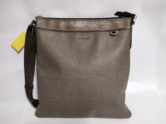 BVLGARI Weekend PVC Calf Shoulder Bag Black Shoulder Bag