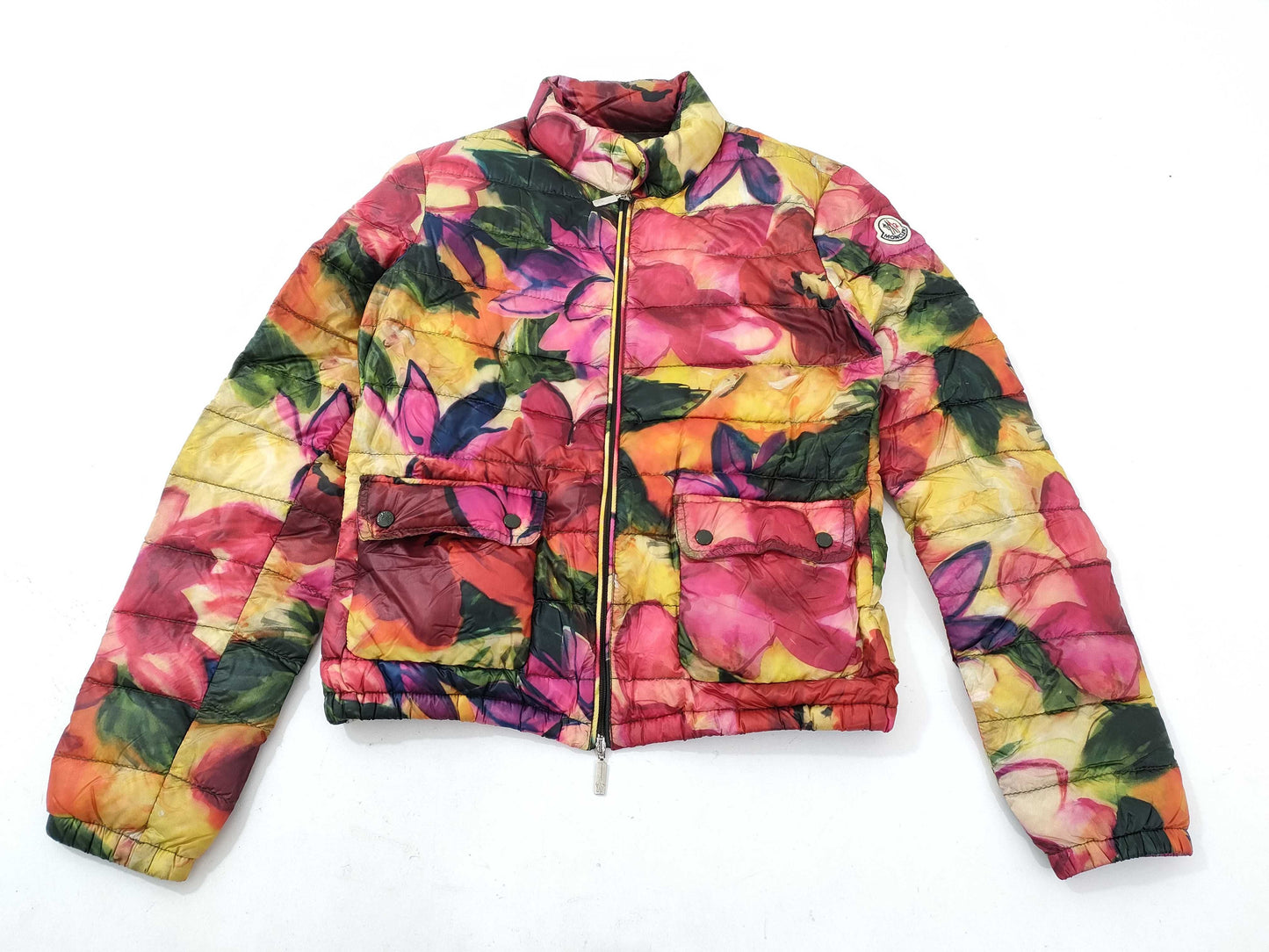 MONCLER Floral Print Down Jacket RN116347 Women's Jacket