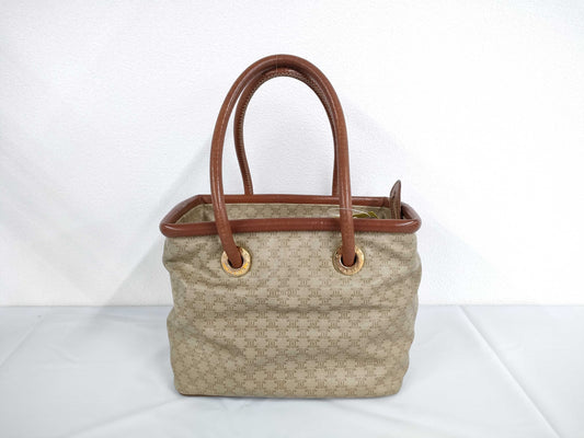CELINE Canvas Handbag with GD Hardware