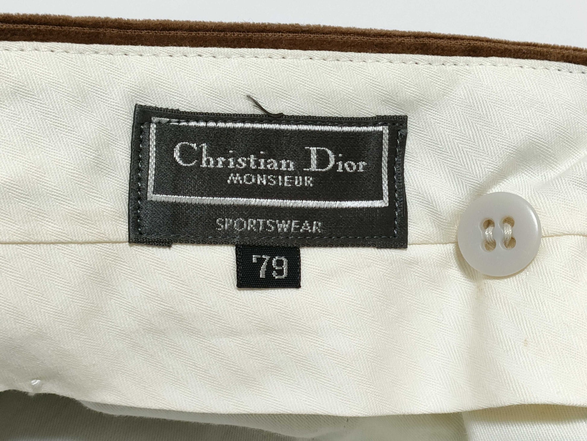 Dior Corduroy Pants