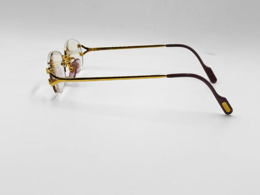 Cartier Prescription Glasses, K16/K20/METAL, 19.4g, Other Accessories