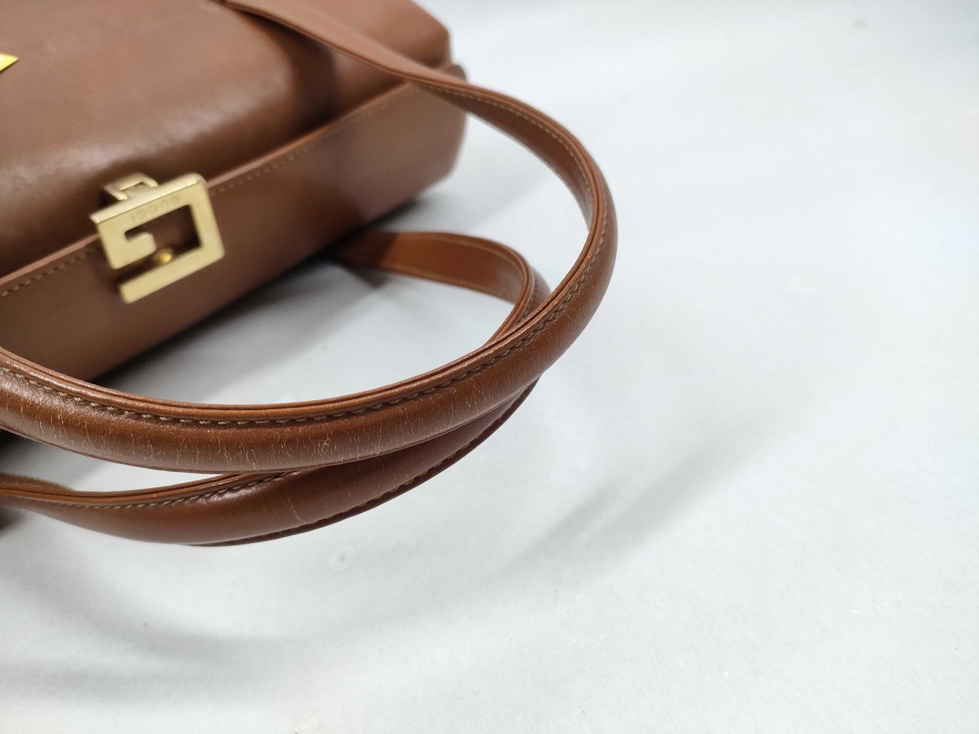 GUCCI 000 1448 0539 Hand Camel Handbag