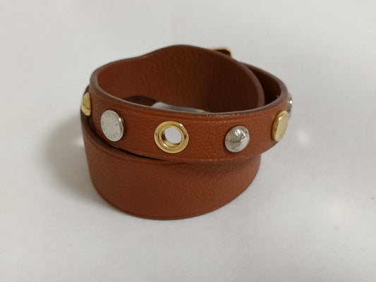 LOUIS VUITTON Leather Bracelet/Bangle Brassle Spike It Bracelet Bangle