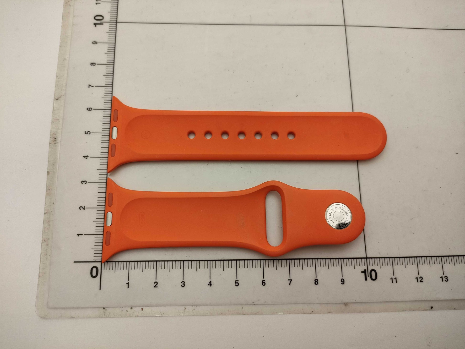 HERMES Apple Watch Band Orange Other Accessories