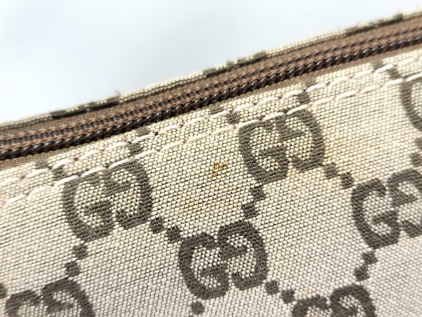 GUCCI GG Canvas Accessory Pouch Handbag