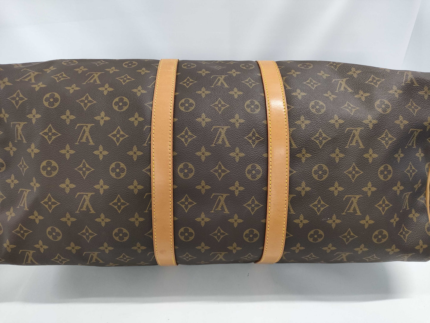 LOUIS VUITTON Monogram M41424 Keepall 55 Boston Bag