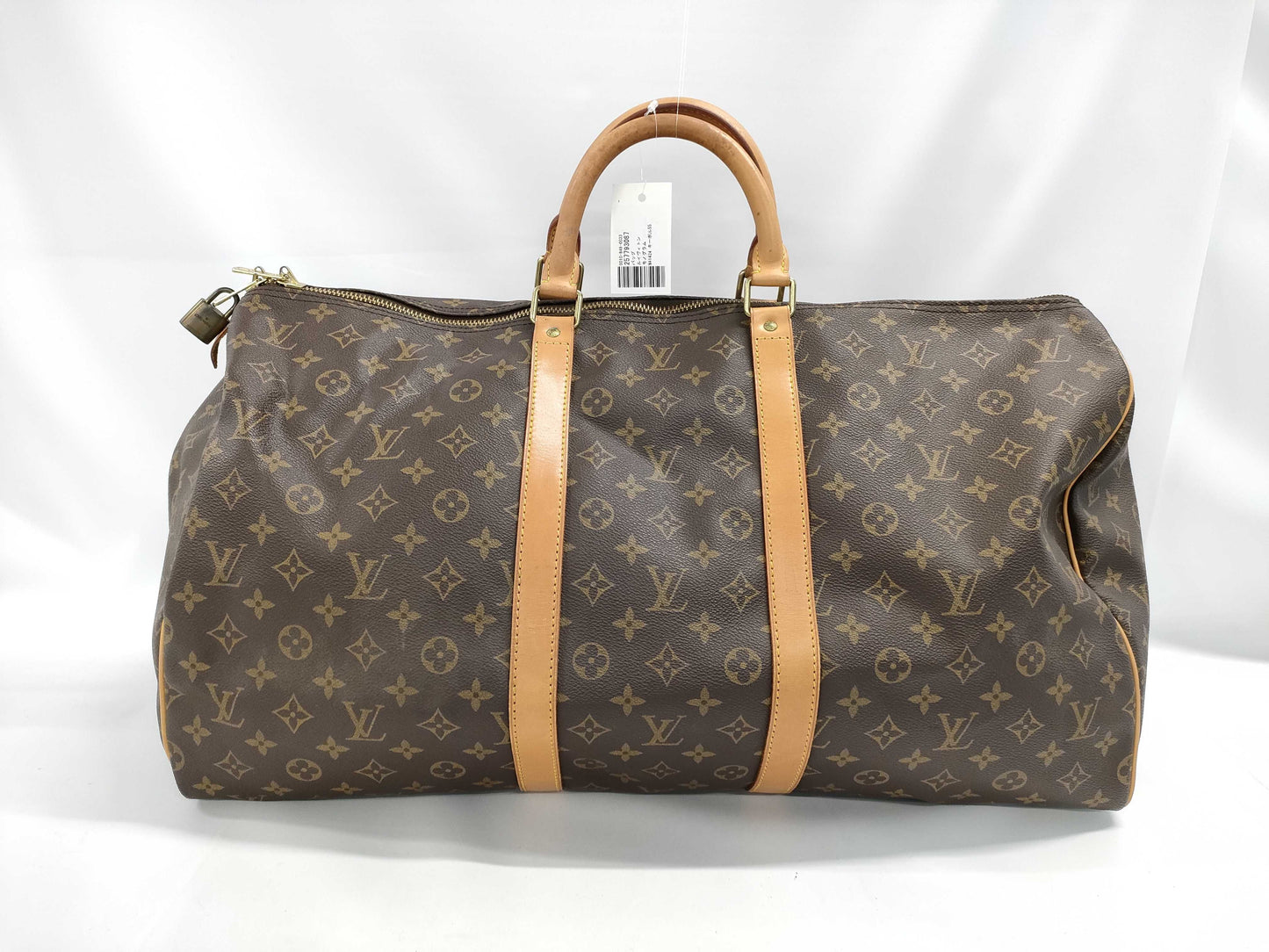 LOUIS VUITTON Monogram M41424 Keepall 55 Boston Bag