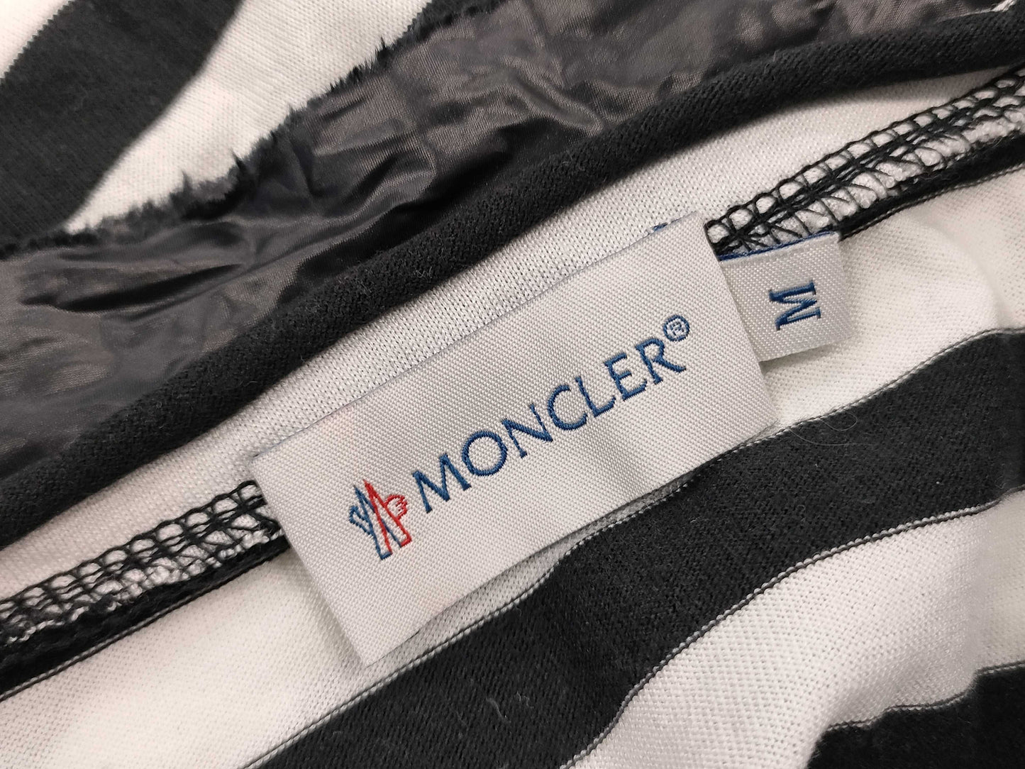 MONCLER Striped Short Sleeve T-Shirt