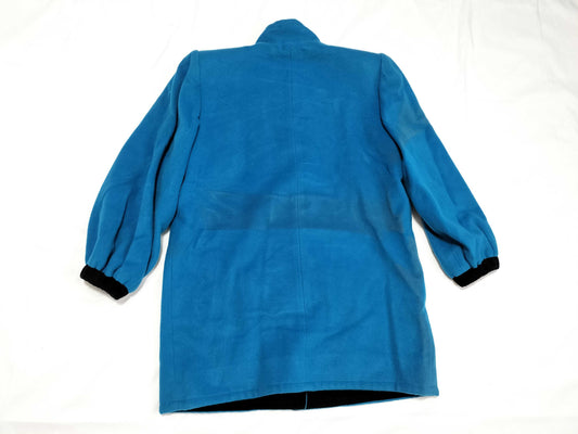 Yves Saint Laurent Long Coat Blue Coat