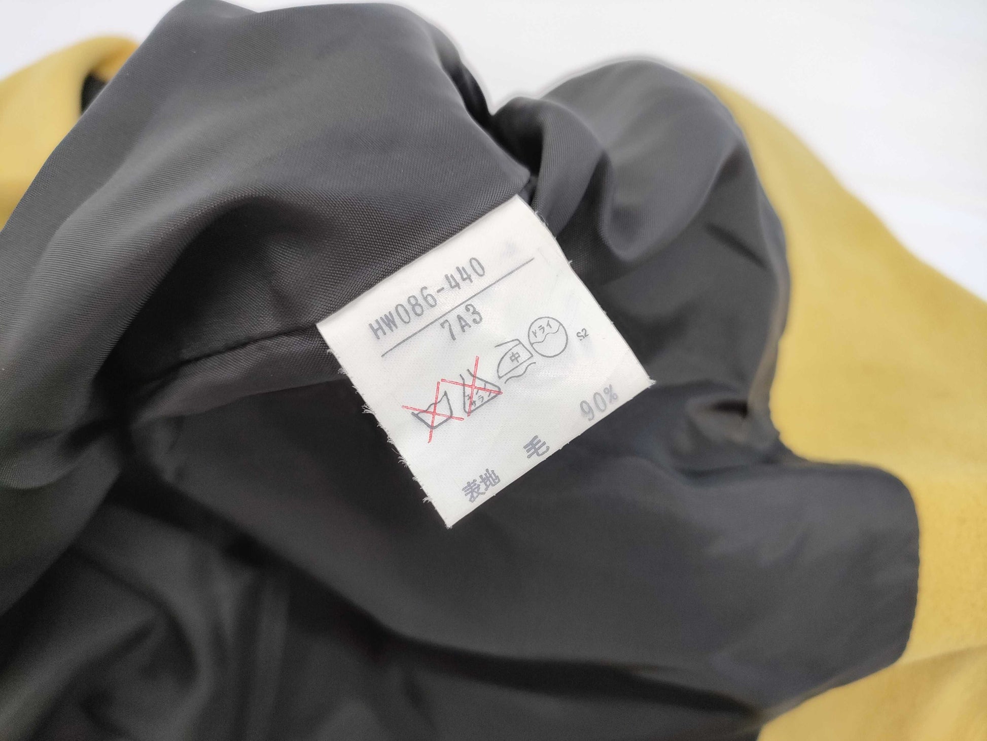 Yves Saint Laurent Long Coat Yellow Jacket