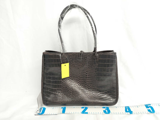LONG CHAMP Crocodile Tote Bag Unused Tote Bag