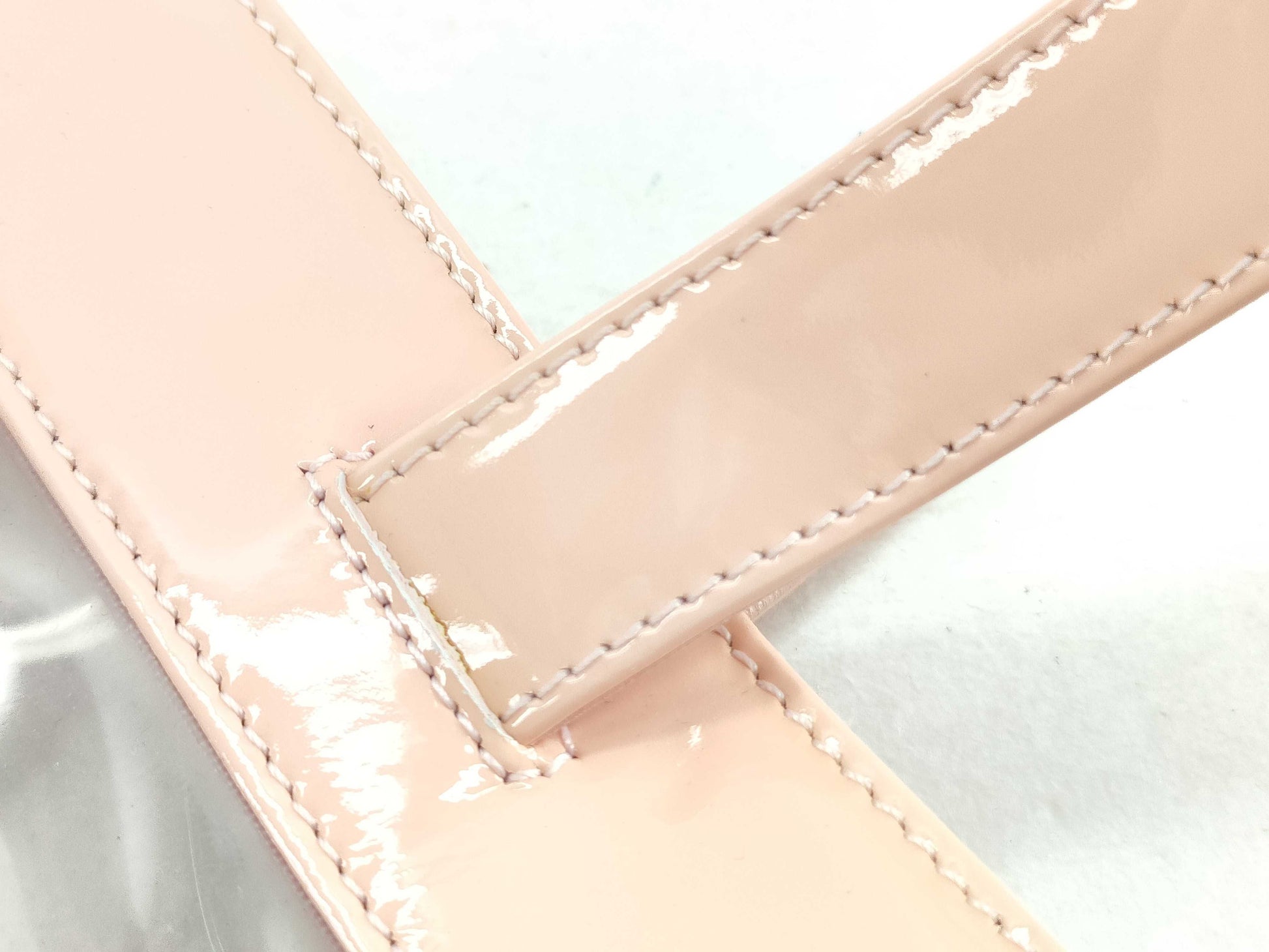 CHANEL Enamel Triple Coco Clear Tote Bag with Pouch, No. 9