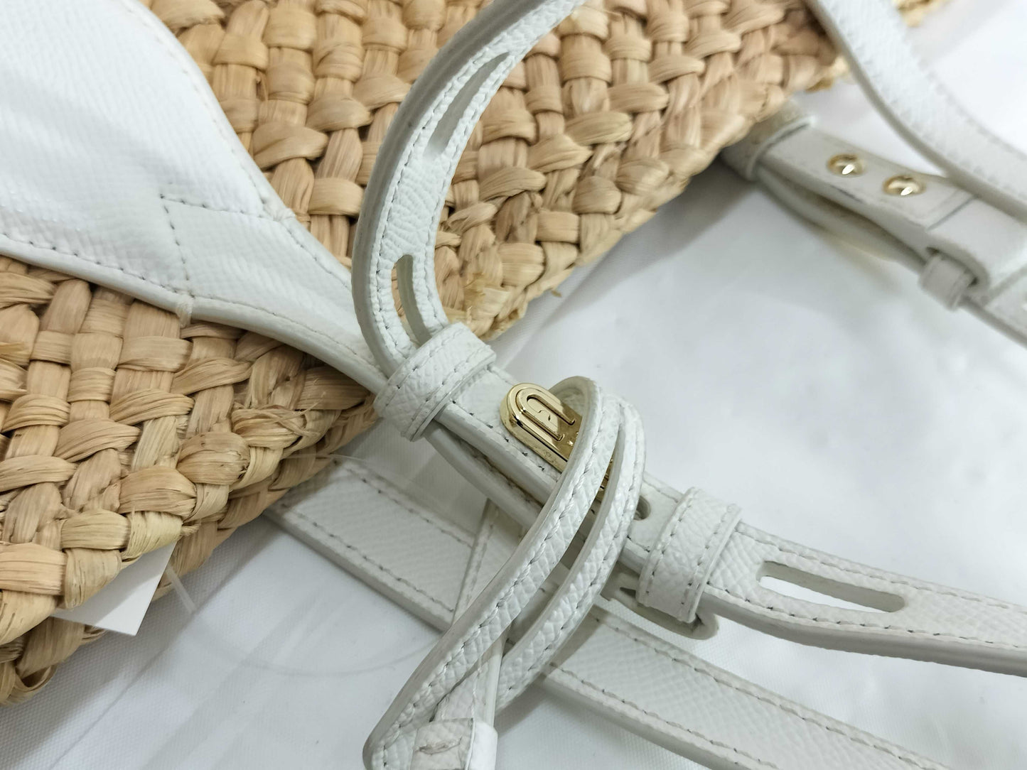 FURLA Straw Bag Tote Bag