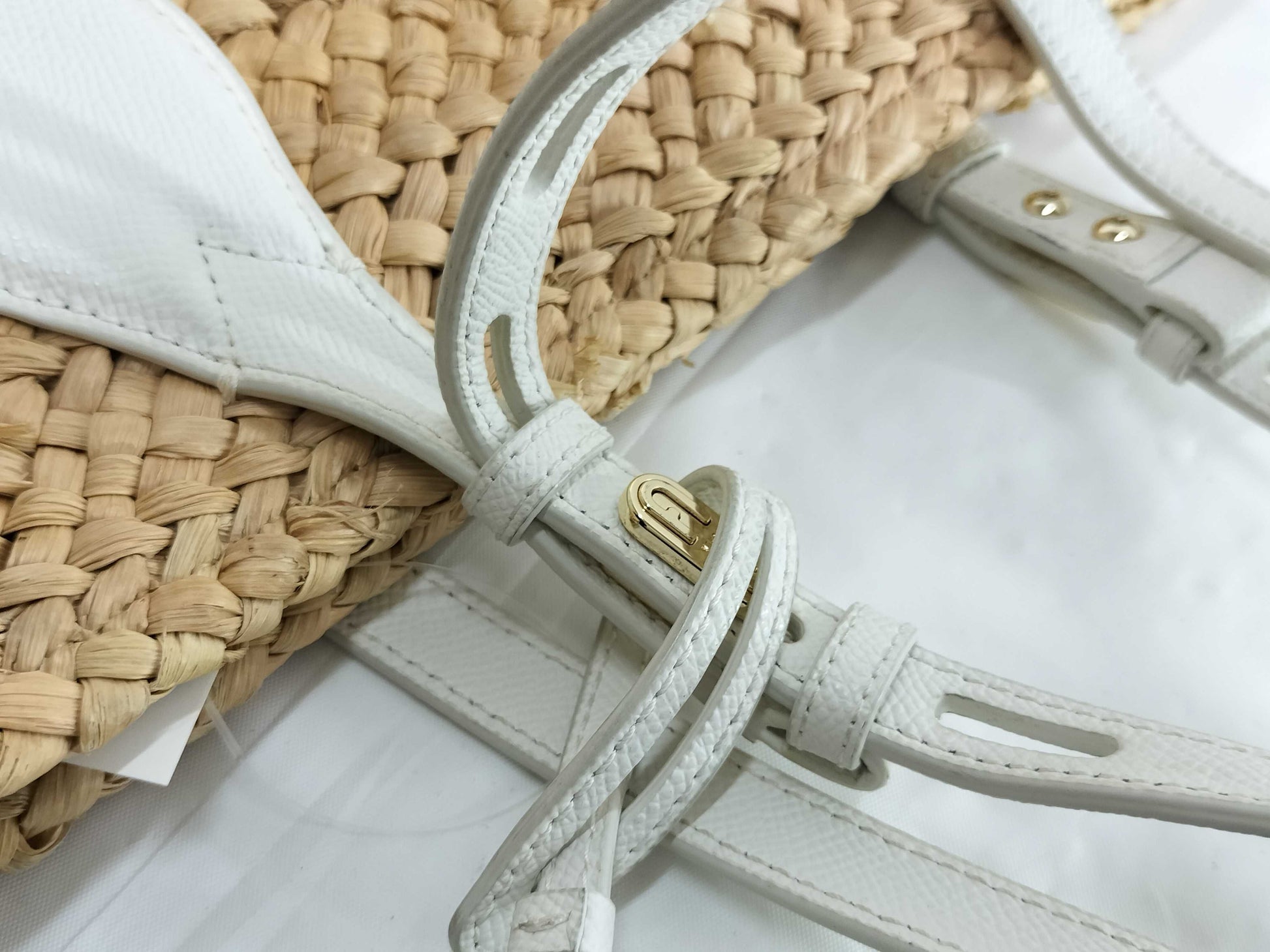 FURLA Straw Bag Tote Bag