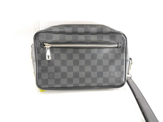 LOUIS VUITTON Damier Graphite N41664 Pochette Kasai Second Bag
