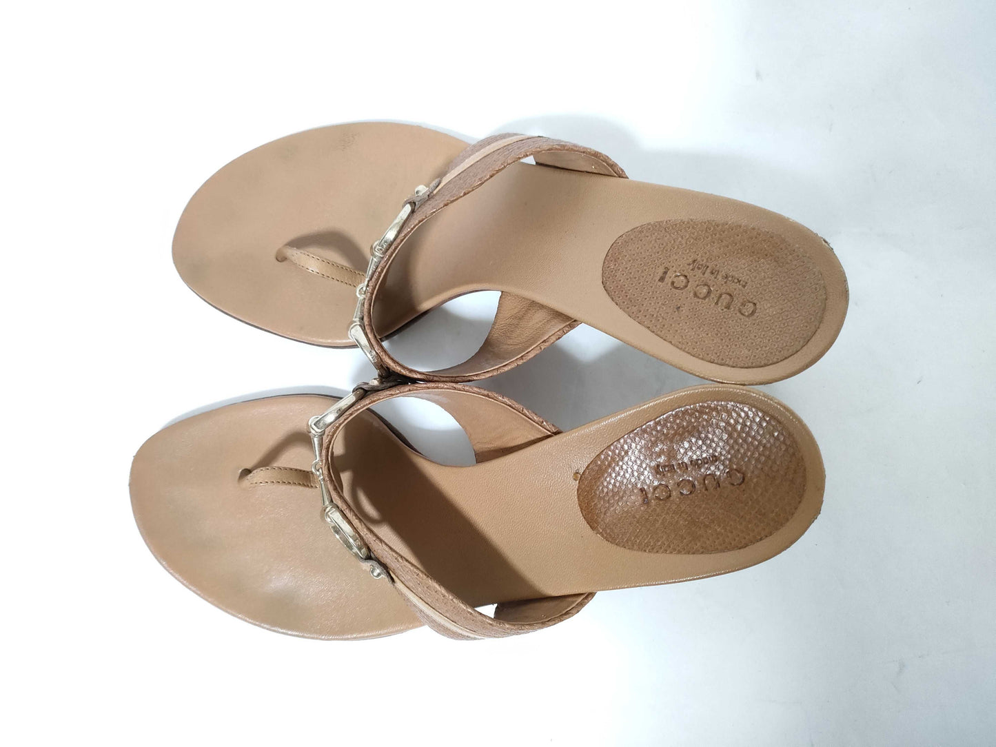 GUCCI Python Sandals